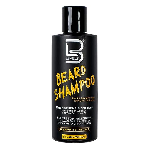 L3 Level 3 Beard Shampoo - Nourishing & Softening for Men - 5 Fl Oz Pack of 2