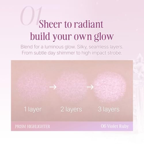 Highlighter Makeup - Pearl Shimmer Face Illuminator & Glow Powder - 01 Gold Sheer