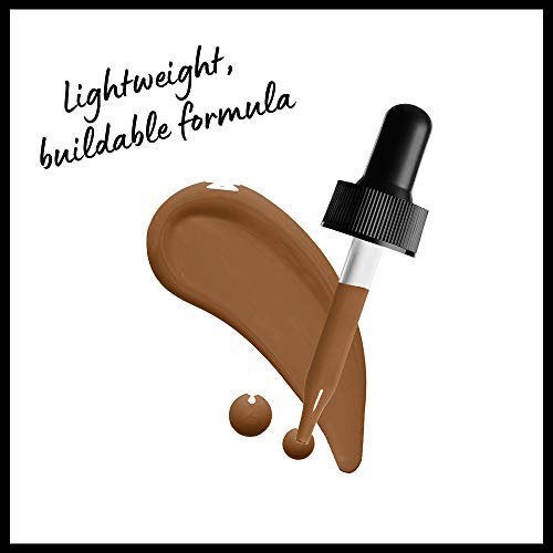 NYX PROFESSIONAL MAKEUP Total Control Pro Drop Foundation, Skin-True Buildable Coverage - Sienna