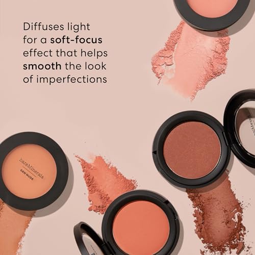 bareMinerals Gen Nude Powder Blush 0.21 oz - On the Mauve, Soft-Matte Finish
