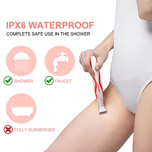 Women’s 4-in-1 Electric Nose Ear & Facial Hair Trimmer - Waterproof & Cordless