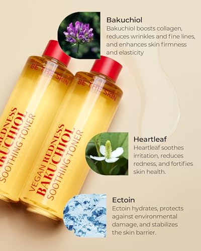 Vegan Redness Soothing Toner with Bakuchiol and Heartleaf - 8.45 fl oz