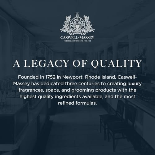 Caswell-Massey Triple Milled Heritage Woodgrain Sandalwood Three-Soap Set, Scented & Moisturizing Bath Soap, Made In The USA, 3 Count (Pack of 1)