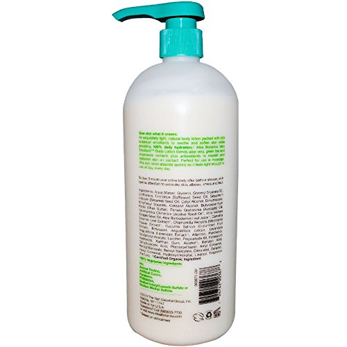 Emollient Body Lotion - Natural Moisturizer for Dry Skin, 32 Fl Oz