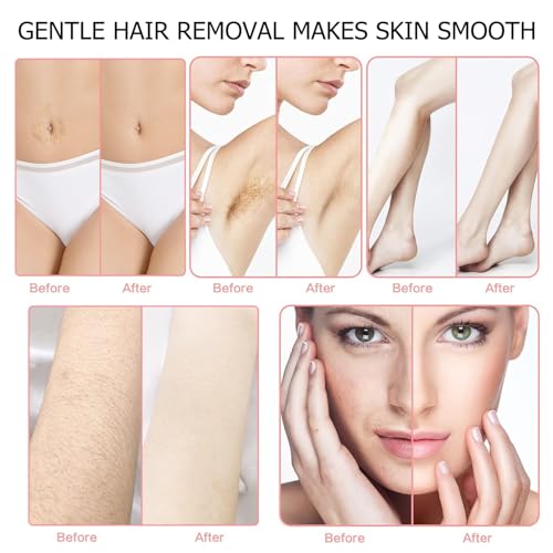 Single Wax Heater Set for Hair Removal with 50 Wooden Sticks & Adjustable Temperature