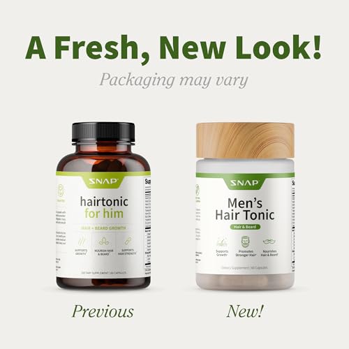 Men's Hair Growth Vitamins - Biotin, Collagen & Botanical Support | 60 Capsules