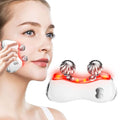 Electric Gua Sha Facial Tools, Facial & Body Massager Tools with Heat and Vibration, 5 LED Lights Gua Sha Device with 2 Metal Roller for Eyes, Neck, Face