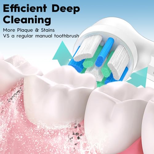 Electric Toothbrush Replacement Heads for Oral B iO Series - 8 Pack