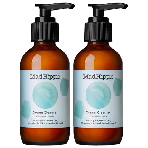 Mad Hippie Cream Cleanser 2-Pack - Citrus, Gentle Hydrating Face Wash 4 Oz