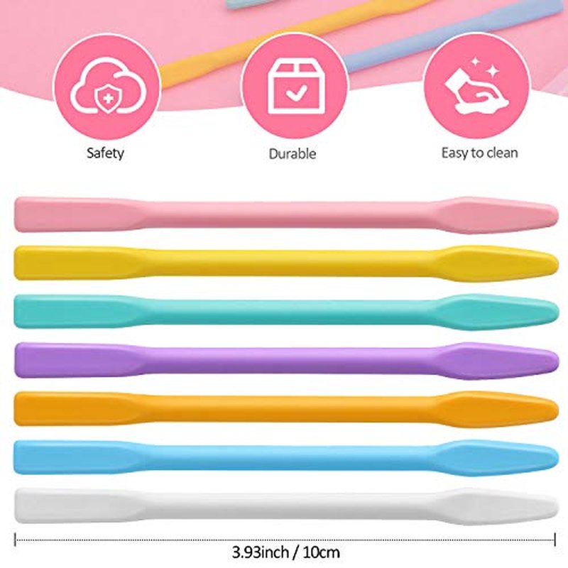 8 Pieces Silicone Stir Stick Facial Mask Stirring Rods Mud Mask Applicator Cosmetic Mask Tools for Facial Mask Mixing and Application, DIY Crafts