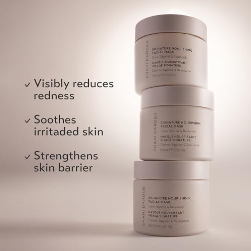 SHANI DARDEN SKIN CARE Signature Nourishing Facial Mask, A Nourishing Bentonite Clay Mask for Soothing Face Redness and Irritation with Colloidal Oatmeal and Squalane, 2.1 fl oz
