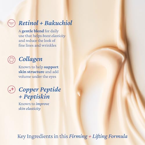 belif Retinol Firming Eye Serum ? Aqua Bomb Lifting Eye Gel with Collagen & Bakuchiol for Puffiness, Fine Lines & Wrinkles, Peptide & Hyaluronic Acid, Korean Skin Care