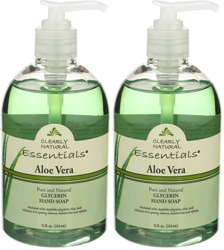 Clearly Natural Liquid Hand Soap with Aloe Vera - 12 oz Pack of 2 - Variation: Aloe Vera / 12 Fl Oz