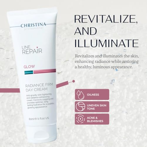 Radiance & Firming Day Cream with Peptides - 60ml, Brightening Moisturizer