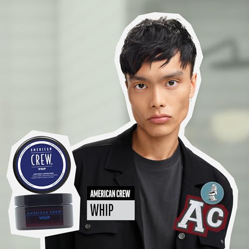 American Crew Whip Styling Cream Natural 3oz Pack of 2 - Light Hold & Shine