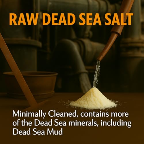 Unscented 80oz Aromasong Dead Sea Bath Salt - Pure Mineral Soak & Relaxation