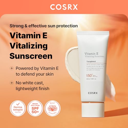 COSRX Vitamin E Sunscreen & Airy Light Sunstick Keyring Gift Set - Travel Friendly SPF 50+
