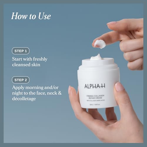 Alpha-H Firming Collagen Face Cream - Moisturizer for Dry, Sensitive Skin 50ml