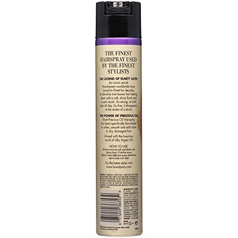 L'Oreal Paris Elnett Satin Precious Oils Hairspray 11 Ounce (1 Count)