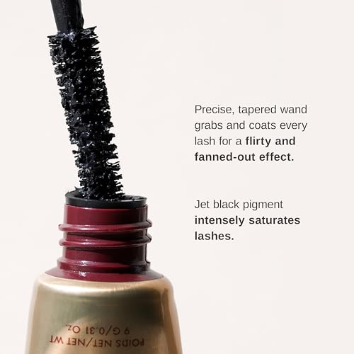 Black Mascara Jet Black 0.35 oz - Lengthening, Smudge-Proof Lash Volumizing