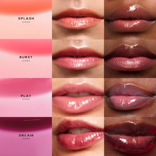 Hydrating Lip Gloss and Tinted Lip Oil Hybrid with Hyaluronic Acid - Burst Variation