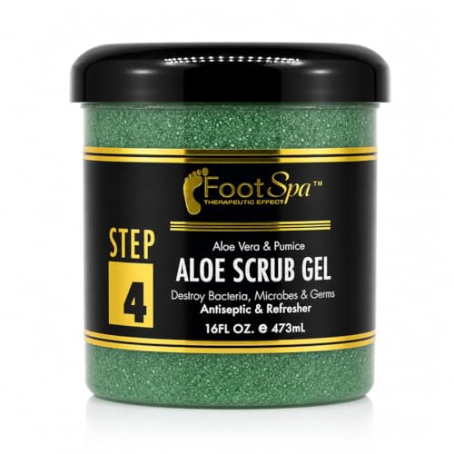 Foot Spa Exfoliating Scrub Gel for Feet & Body - 16 oz