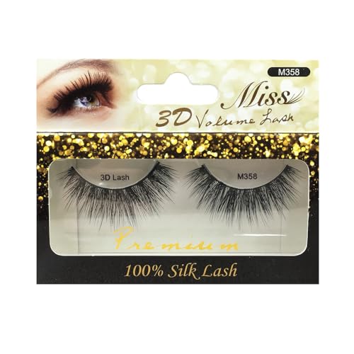 "4 Pairs" Miss 3D Volume Lash Miss Lash M358