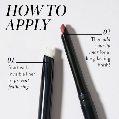 LAURA GELLER NEW YORK Italian Marble Sheer Lipstick, Berry Banana + Modern Classic Invisible Color Locking Lip Liner, Clear