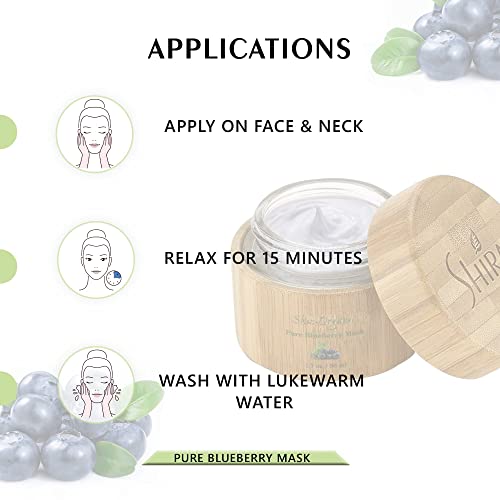 Blueberry Facial Mask - Organic Anti-Aging & Hydrating Skin Care 15ML
