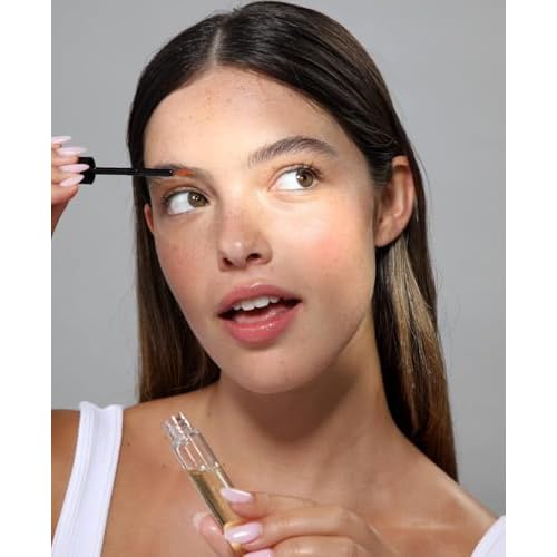 Cliganic Organic Castor Oil, 100% Pure (32oz with Eyelash Kit) - For Eyelashes, Eyebrows, Hair & Skin | Natural Cold Pressed Unrefined Hexane-Free