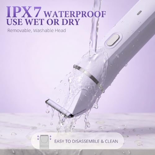 Purple 5-in-1 Women’s Bikini Trimmer & Full-Body Hair Removal Kit