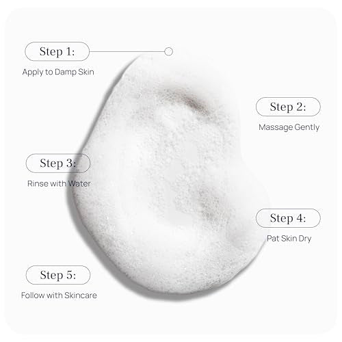 PUREANCE Cleansing Foam - Face Wash for Women - Gentle Foaming Facial Cleanser - Sensitive Skin Facewash - With Calendula, Chamomile, Lactic Acid & More - 5.07 Fl Oz