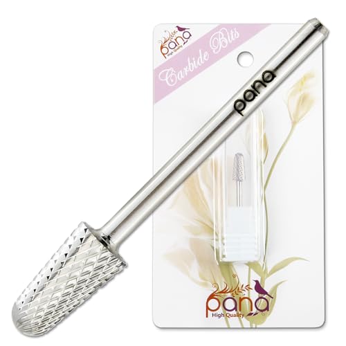 Pana 3/32" Safety Bit Nail Carbide Bit - For Electric Dremel Drill Machine (Medium, Silver)