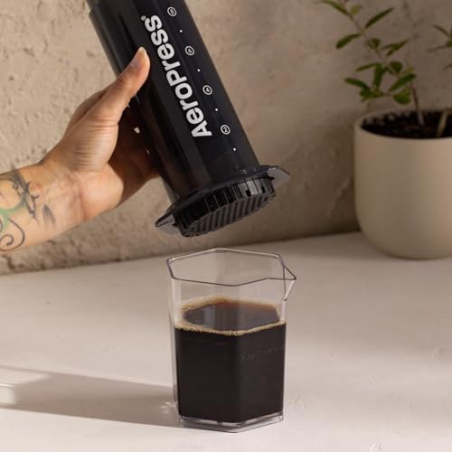 Gray AeroPress XL Coffee Press - 3-in-1 French, Pour-Over & Espresso Brewer