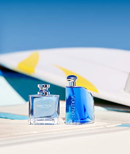Nautica Voyage Men’s Eau De Toilette & Body Spray Set - Long Lasting Fragrance