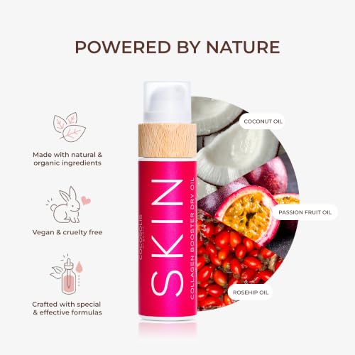 Cocosolis Collagen Booster Bio Oil for Face & Body – Anti-Aging Skin Tightening & Wrinkle Reduction