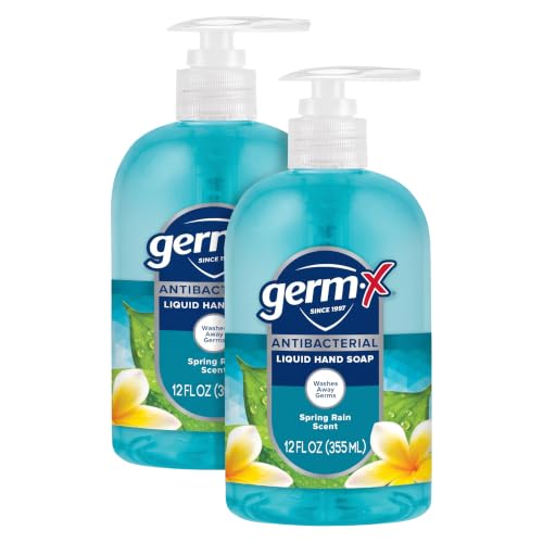 Germ-X Antibacterial Hand Soap,12 Oz,Moisturizing Liquid Wash for