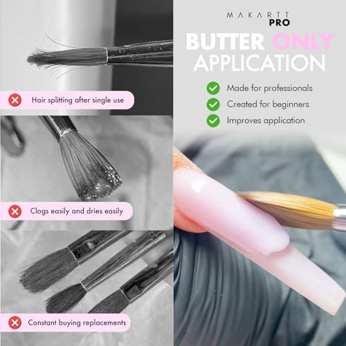 Professional Acrylic Nail Brush #12 – Pure Kolinsky Hair for Precise Application