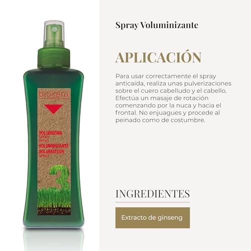 Salerm Biokera Natura Volumizing Spray for Unisex, 10.1 Ounce