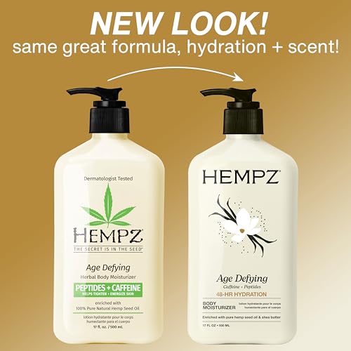 Hempz Age Defying Moisturizing Body Lotion 17 Fl Oz Pack of 2