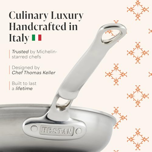 Universal Stainless Steel Lid for Pans - 12.5 Inch Cookware Cover