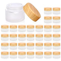 Olutacot 32 Pcs 5g Glass Cosmetic Jars with Leakproof Lids - Travel Makeup Containers