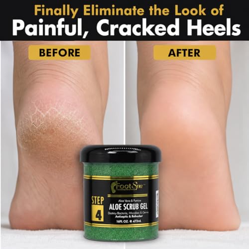 Foot Spa Exfoliating Scrub Gel for Feet & Body - 16 oz