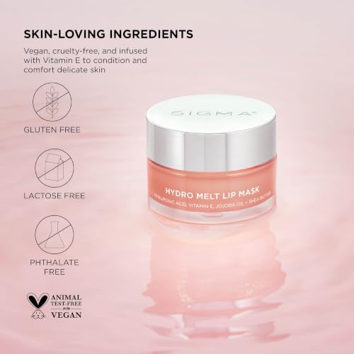 Sigma Beauty Hush Hydro Melt Lip Mask - Hydrating Overnight Lip Treatment