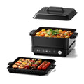 Portable Induction Cooktop with Griddle and Pot - 1500W, Non-Stick Surface