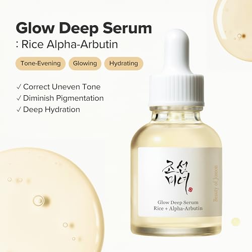 Beauty of Joseon Glow Deep Serum Rice Alpha-Arbutin 2 Fl Oz Pack of 2 - Moisturizing Skin Brightening