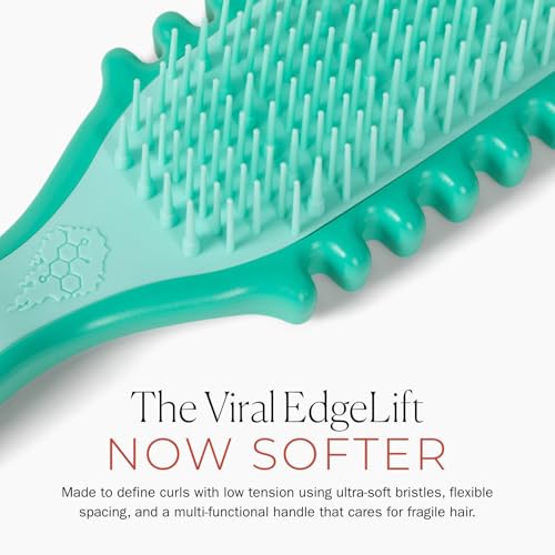 Bounce Curl Slick-Flex Define Edge Lift Brush - Gentle Detangling & Styling Tool