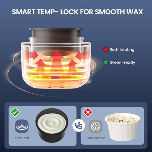 Black Nose Ear Hair Waxing Kit with 100g Wax & 40 Sticks - Men Grooming