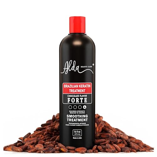 Alda Chocolate Keratin Hair Treatment - Permanent Straightening System, 16 fl oz (Pack of 1)