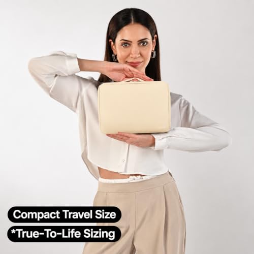Hanging Toiletry Bag with Detachable Pouch – Compact Travel Organizer, Water-Resistant Nylon